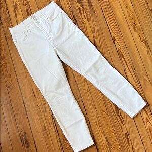 J. Crew Women's Crisp White Skinny Jeans